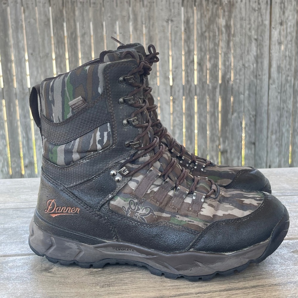 Danner Vital 8"Hunt Boots Men 9 EE Realtree Camo Original 400G Insulated 41558